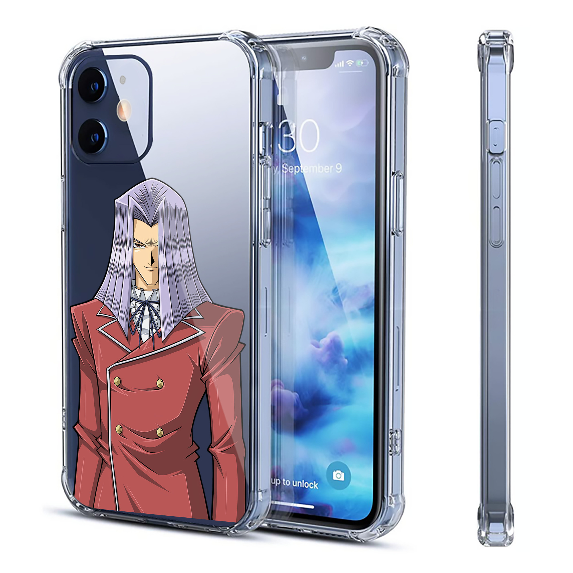 （画像用） 遊☆戯☆王 Yu-Gi-Oh! 【iPhone 12シリーズ対応】透明スマホケース（クリアソフトケース）